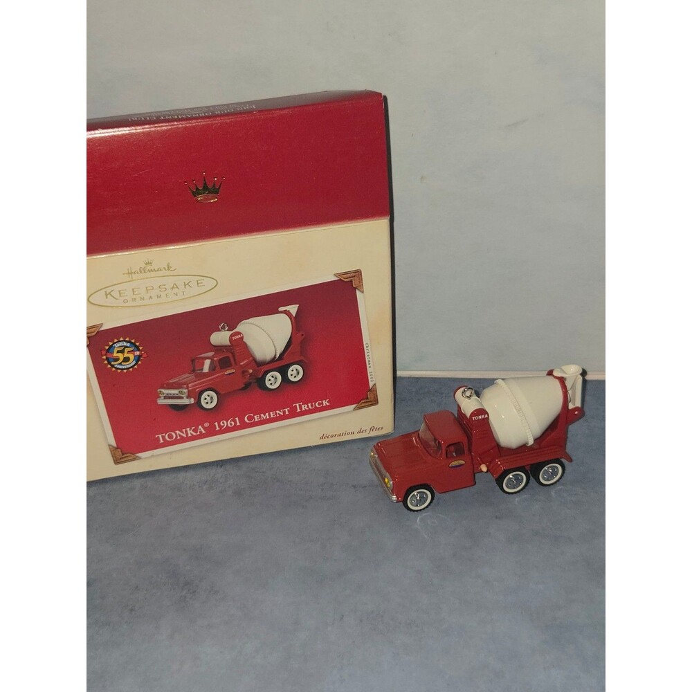 Hallmark Keepsake 1961 Tonka Cement Truck Christmas Ornament (ORN-1)